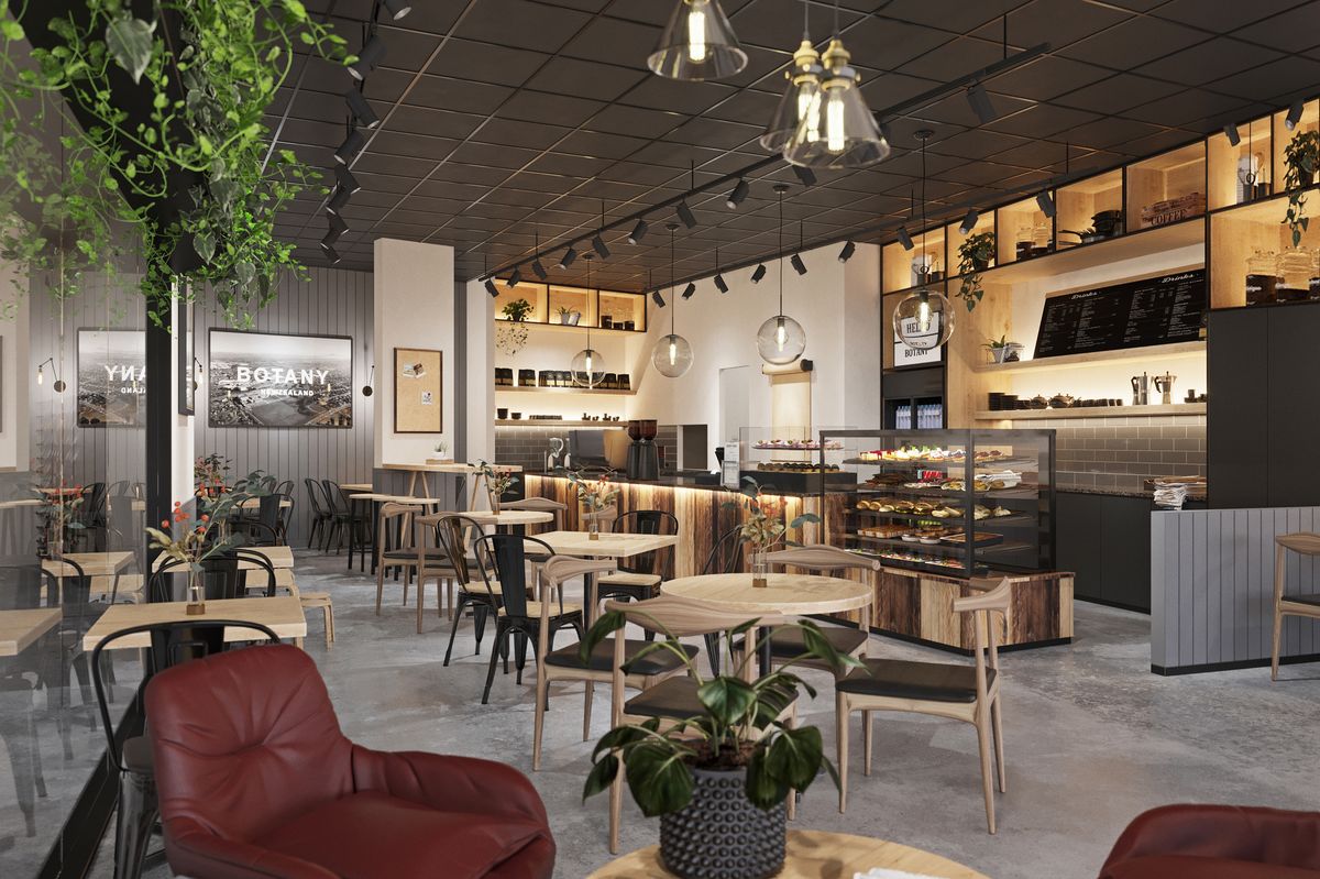 Không gian quán cafe